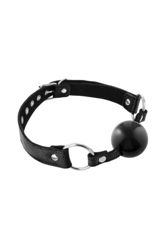 Кляп Fetish Tentation Premium Leather Gag With Silicone Ball - sex-shop.ua