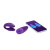We-Vibe Chorus - сенсорный вибратор для пар с дистанционным управлением, 7,9х3,3 см (пурпурный)