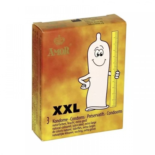 Amor XXL - презервативы увеличенного размера, 3 шт - sex-shop.ua