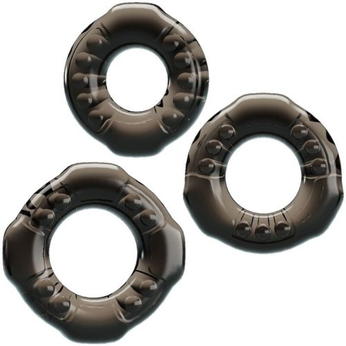 LyBaile - Cock ring Yvonne Set of 3 - Набор эрекционных колец