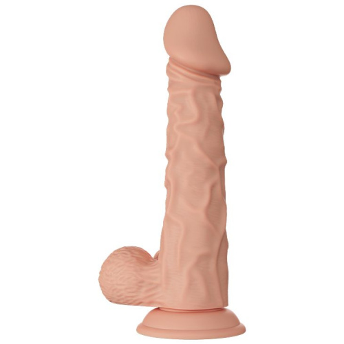 LyBaile Beautiful Encounter Buraq Dildo Flesh - Релистичный фаллоимитатор на присоске, 18 см (телесный)