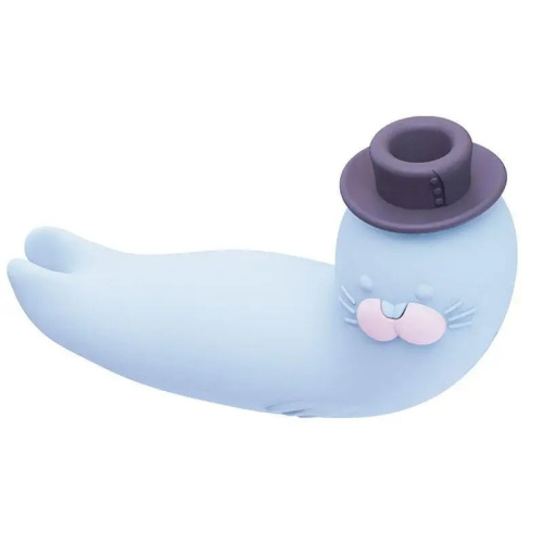 CuteVibe Franky - Симулятор орального секса с вибрацией, 10.5х1.2 см (голубой) - sex-shop.ua