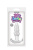 Ns Novelties Jelly Rancher T-plug Ripple - Анальная пробка, 7,6х3,2 см (прозрачный) - sex-shop.ua