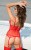 SoftLine Caroline эротический корсет из фатина с кружевом, S (красный)
