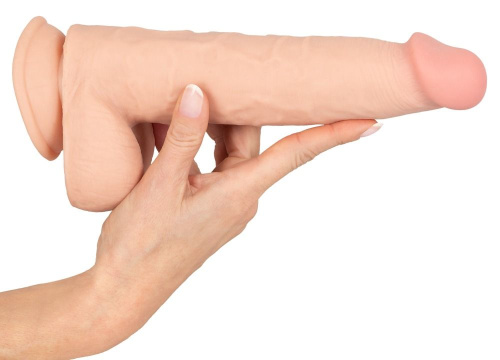 Фаллоимитатор Nature Skin Dildo With Movable Skin, 24.7 см