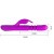 Pretty Love Donahue Vibrator Pink - Вібратор-кролик з поступальним рухом, 26.8х3.4 см (фіолетовий) - купити в Україні | Секс шоп SEX-SHOP.ua