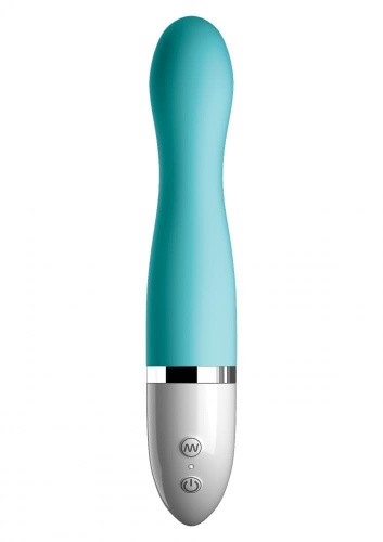 Pipedream Crush Honey Turquoise - вибратор для точки-G, 14х3.8 см
