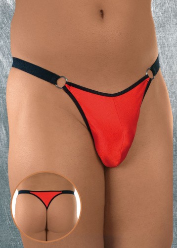 SoftLine Thong 4425 - Мужские трусы, S-L (красный)