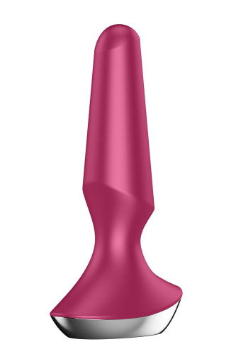 Satisfyer Plug-ilicious 2 - Анальна смарт-пробка, 14х3 см, (малінова)