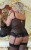 SoftLine - Estella - Корсет кружевной, XXXL (чёрный)