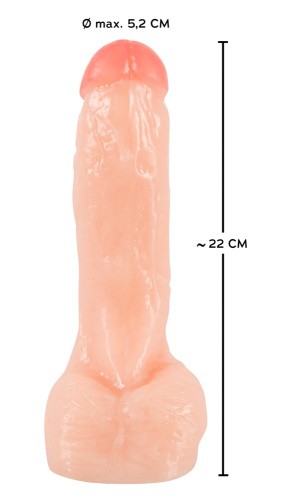 Realistixxx Real Playboy - Фалоімітатор, 22 см (тілесний) - купити в Україні | Секс шоп SEX-SHOP.ua