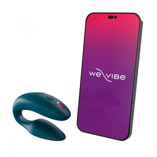 We-Vibe Sync 2 + Лубрикант 50 мл - Инновационный смарт-вибратор, 7.4х3.1 см (зелёный) - sex-shop.ua