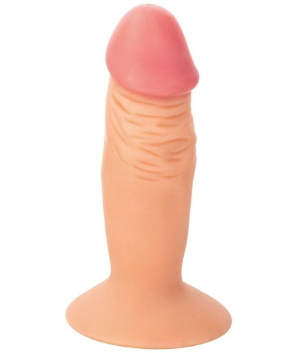 Toyfa RealStick Nude - Реалистичный фаллоимитатор на присоске, 10х3.5 см (телесный)