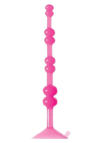 Ns Novelties Aspire Pleasure Beads - анальний ланцюжок, 15х2 см (рожевий)