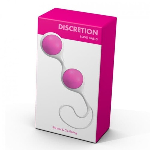 Вагинальные шарики Minx Discretion Love Balls White Pink OS - sex-shop.ua