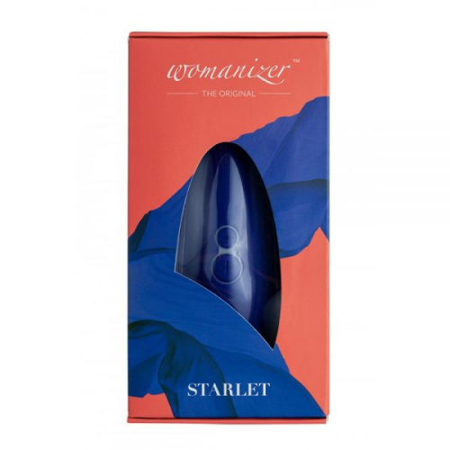 Womanizer Starlet 2 Вlue - Вакуумний стимулятор клітора, 11.7х4.6 см (синій)