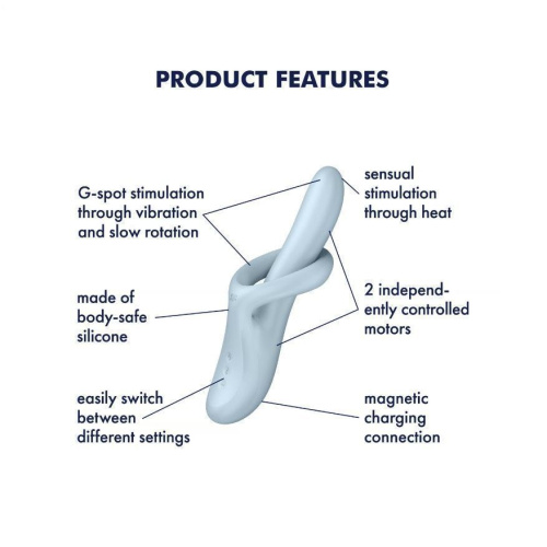 Вибратор-кролик Satisfyer Heat Flex 4