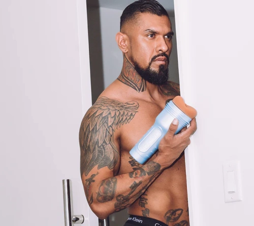 Fleshlight Fleshjack Boys Boomer Banks Sonic Boom - мастурбатор-анус, 25х7 см