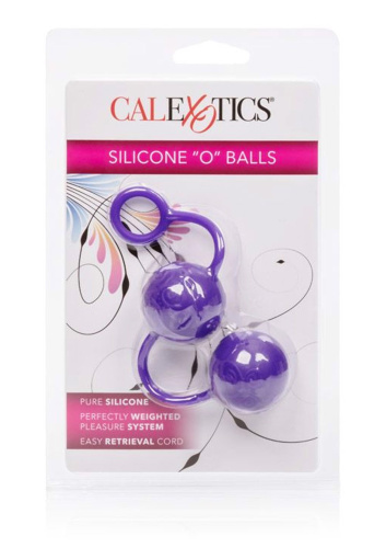 California Exotic Posh Silicone O Balls - Вагинальные шарики, 17,7 см (фиолетовый)