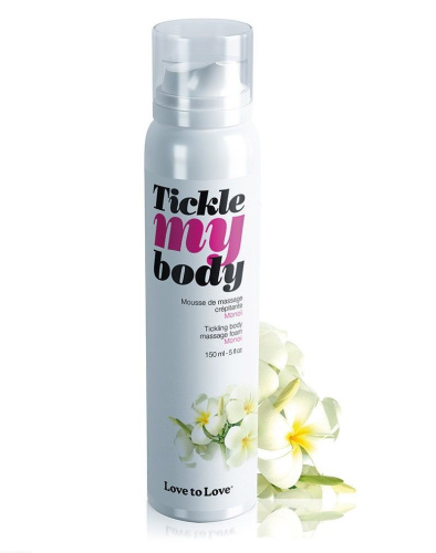 Love To Love Tickle My Body Monoi - увлажняющая массажная пена, 150 мл.