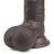 LoveToy - Sliding Skin Dual Layer Dong 7.8 - Фаллоимитатор, 19.5х4.5 см (коричневый)