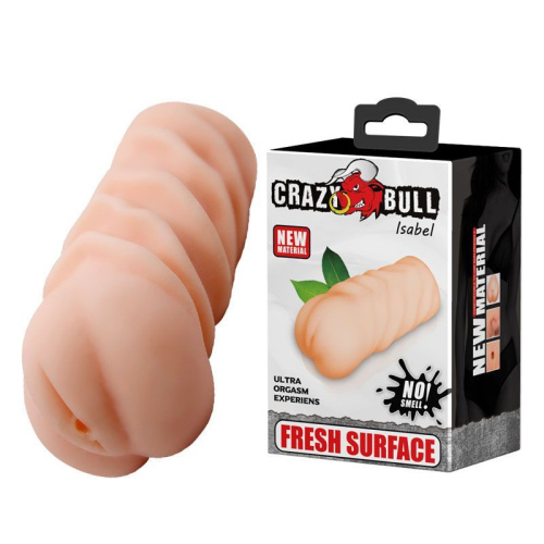 LyBaile Crazy Bull Isabel Pocket Masturbator Flesh - Мастурбатор, 13,5 см (телесный)