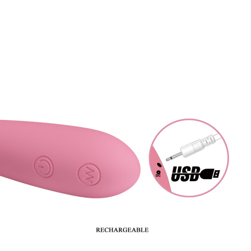 Pretty Love Grace Vibrator Light Pink - Стимулятор G-точки, 12.3 см (розовый)