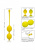 CalExotics Kegel Training Set Lemon вагинальные шарики, 9.5х3.25 см - sex-shop.ua