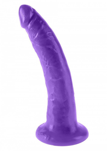 Pipedream Slim Dillio 7 Inch фаллоимитатор на присоске, 17.8х4.1 см (пурпурный)