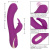 CalExotic Jack Rabbit Signature Silicone Thumping Rabbit - вібратор кролик, 12.8х4.5 см - купити в Україні | Секс шоп SEX-SHOP.ua