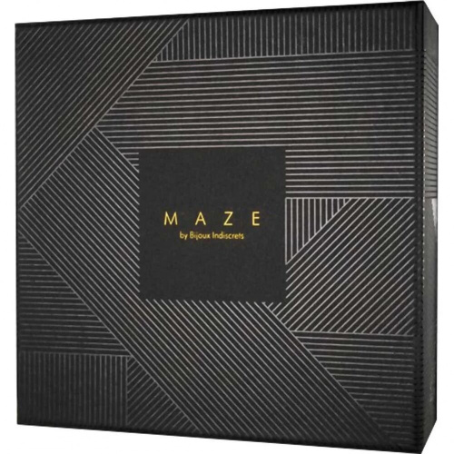 Bijoux Indiscrets MAZE - Перекрещенная портупея, OS (чёрный)