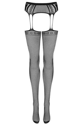 Чулки с поясом Obsessive S227, S/M/L