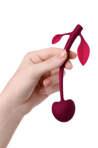 JOS Wild cherry вагинальный шарик в форме вишенки со смещенным центром тяжести, 14.5х3.4 см