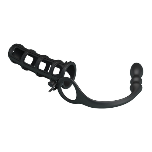 LyBaile Pretty Love Hercules Penis Sheath насадка на член с анальным стимулятором, 11.5х3.5 см