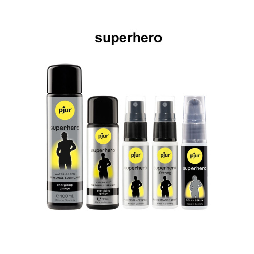 Pjur Superhero Strong Рerformance Spray - Пролонгуючий спрей, 20 мл - купити в Україні | Секс шоп SEX-SHOP.ua