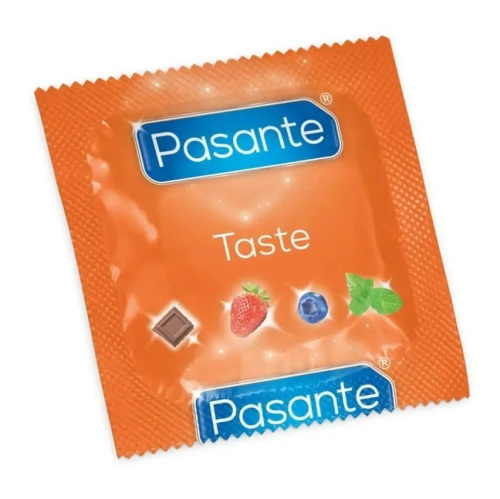 Pasante Flavours condoms - Оральні латексні презервативи з 4 смаками, 6 шт