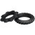 LyBaile Ring Flowering Black - Набор эрекционных колец разного диаметра, 2 шт