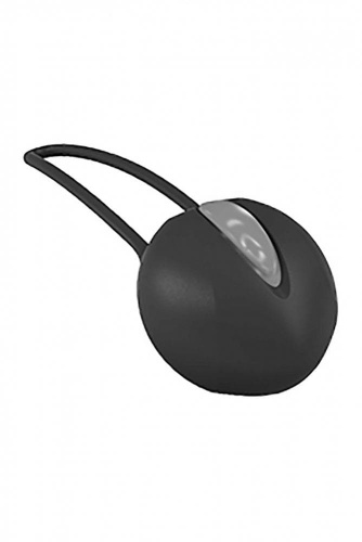 Fun Factory SmartBall Uno - Вагинальный шарик , 4.5х3.6 см (черный с серым) - sex-shop.ua