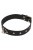 sLash Leather Restraints Collar - вузький шкіряний нашийник, 46 см (чорний)