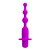 Pretty Love Hermosa Anal Beads - анальная елочка с вибрацией, 10.8х2.1 см (фиолетовый)