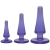Doc Johnson Crystal Jellies Anal - Purple - набір анальних пробок, діаметр від 2 см до 4 см (фіолетовий) - купити в Україні | Секс шоп SEX-SHOP.ua