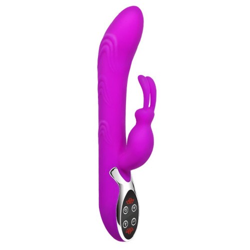 Pretty Love Hot Bunny Vibrator - Вибратор, 14х3,6 см (фиолетовый) - sex-shop.ua