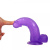 Jelly Studs Crystal Dildo Large Purple - Фаллоимитатор, 20 см (фиолетовый) - sex-shop.ua