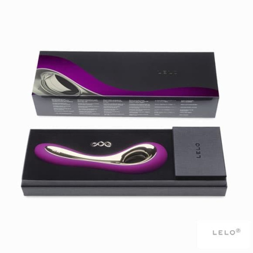 Lelo Isla - Вибратор для точки G с удобной ручкой, 22х4.4 см (фиолетовый) - sex-shop.ua