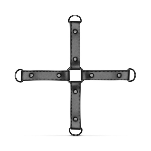 Bedroom Fantasies Hogtie & Cuffs Set 4-Way Restrant Set - Фиксатор для рук и ног, (черный)