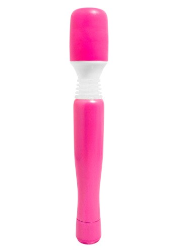 Pipedream - Mini Wanachi Massager - Вибромассажер, 21х3,2 см., (розовый) - sex-shop.ua