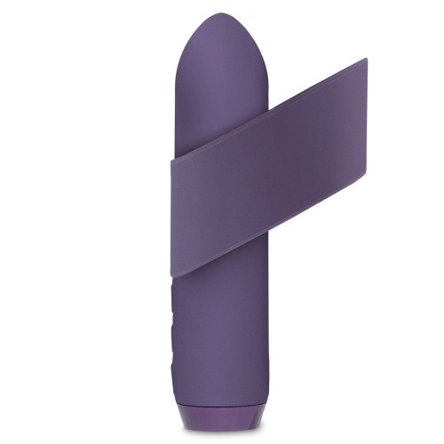 Je Joue Classic Bullet Vibrator Purple - минивибратор с фиксацией на палец, 9х2,4 см. (пурпурный) - sex-shop.ua