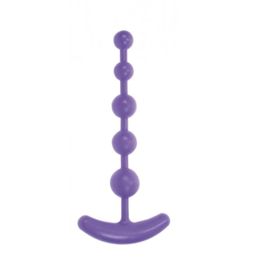 Kinx Classic Anal Beads Purple - анальная елочка, 16х2.5 см (фиолетовый)
