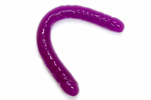 CalExotics - Двухсторонний фаллоимитатор с запахом винограда Veined Double Don