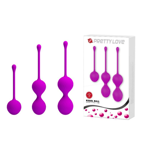 Вагинальные шарики Pretty Love Kegel Balls Set, 3 шт